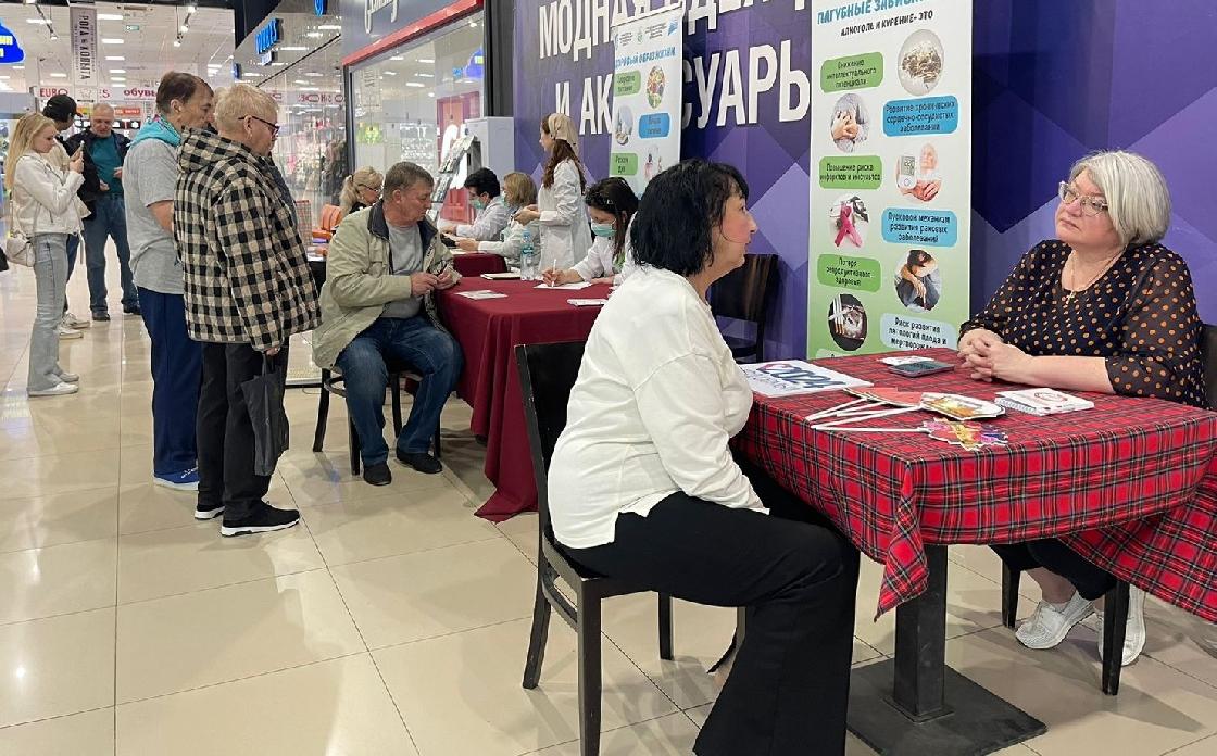 На точках здоровья в Астрахани провели более 400 исследований