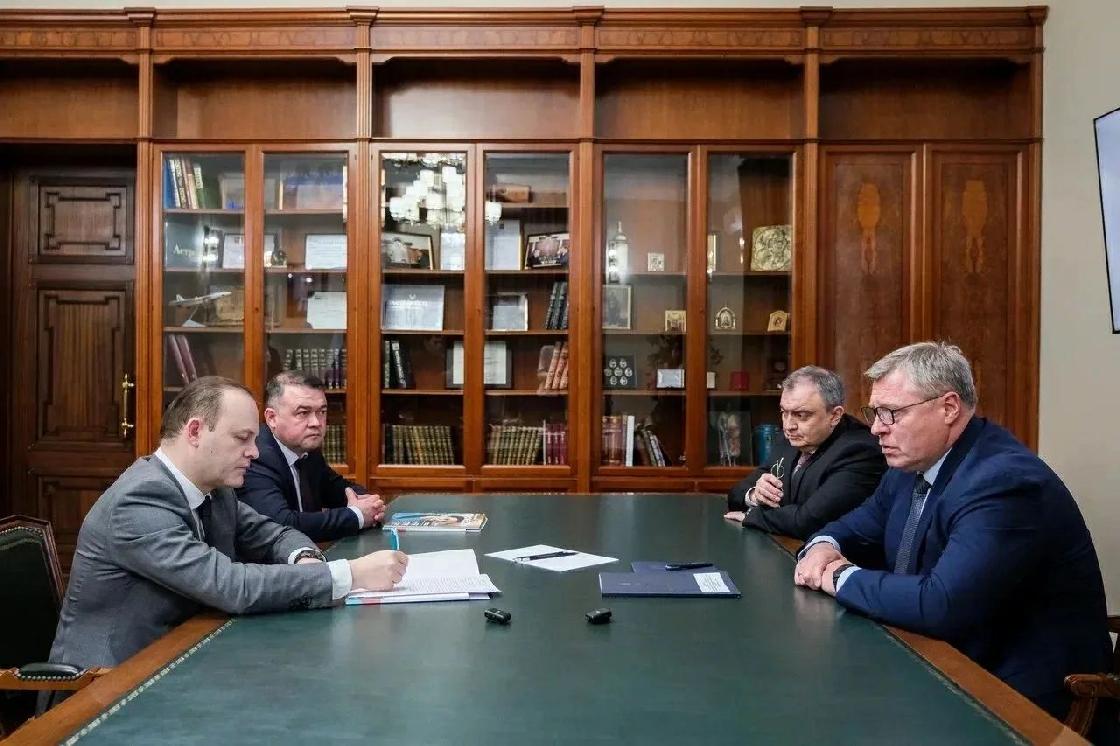 Губернатор Астраханской области обсудил с депутатом Госдумы РФ вопросы оздоровления Волги