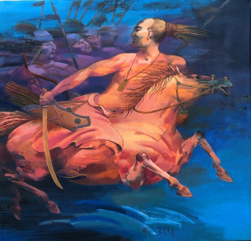 В Астрахани представят картины Народного художника Калмыкии Александра Поваева