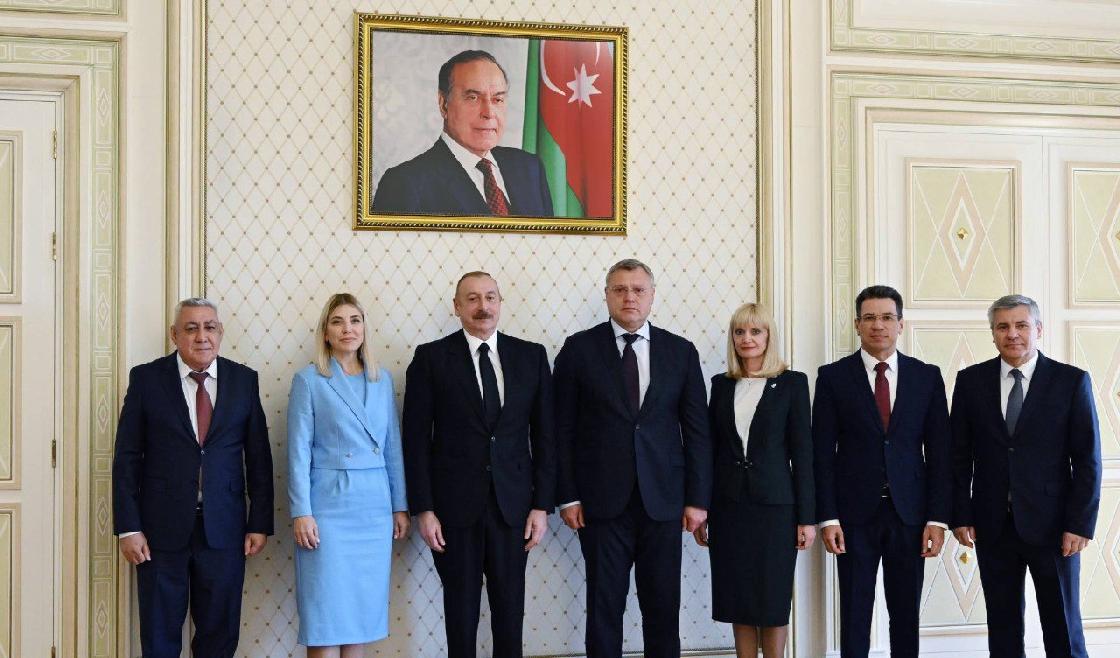 Губернатор Астраханской области встретился с Президентом Азербайджанской Республики в Баку