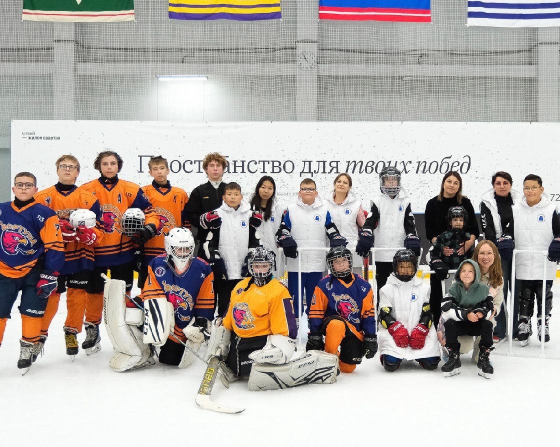 В Астраханской области стартовали тренировки по детскому адаптивному хоккею
