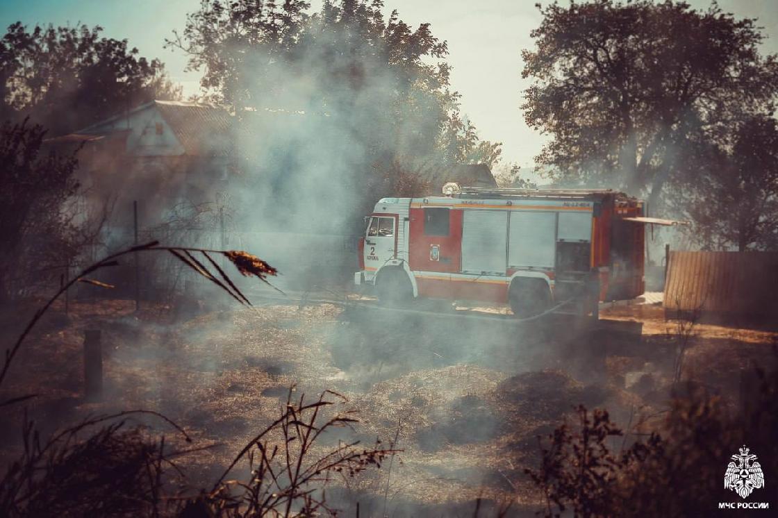 На пожаре в Астрахани погиб пожилой мужчина