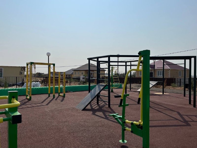 В Астраханской области продолжаются работы по благоустройству общественных территорий