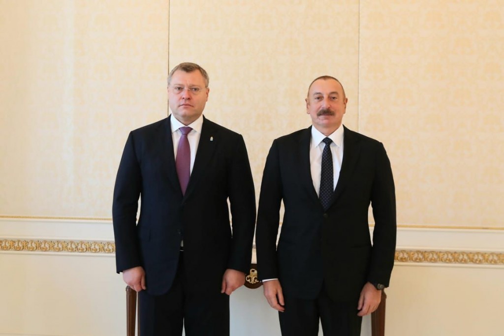 Губернатор Астраханской области поздравил Ильхама Алиева с победой на выборах