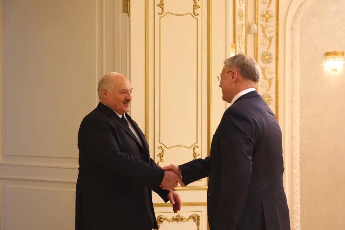 Астраханский губернатор встретился с Президентом Республики Беларусь