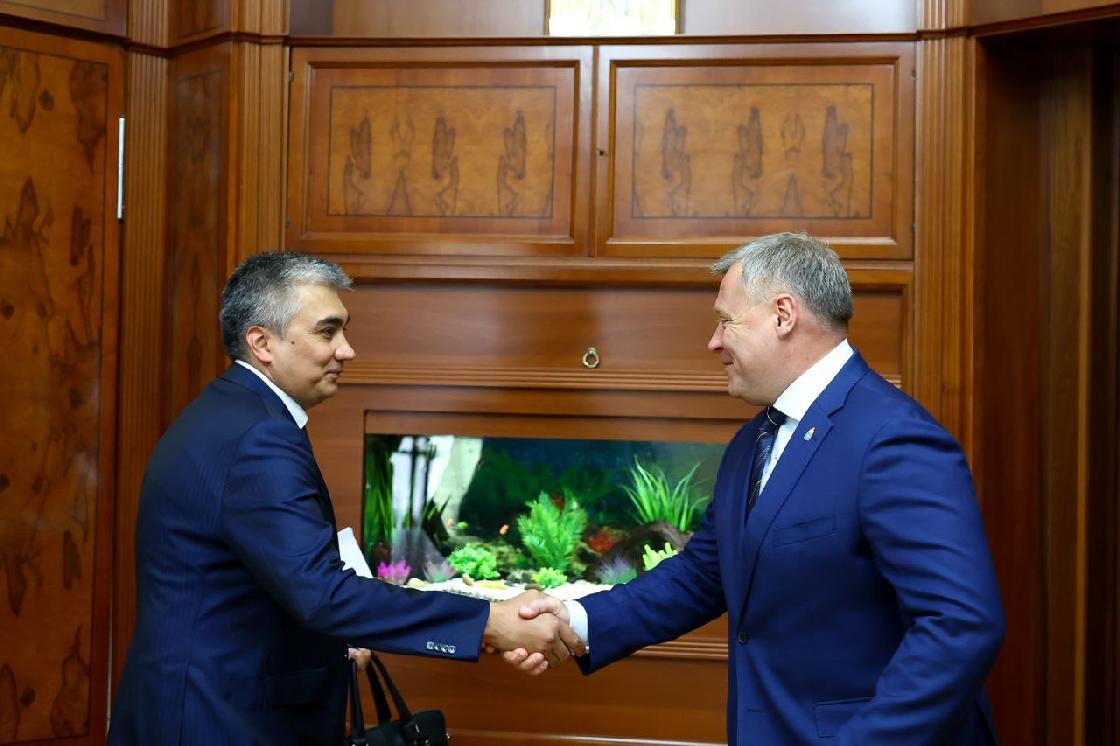 Губернатор Астраханской области Игорь Бабушкин обсудил с Послом Узбекистана перспективы сотрудничества