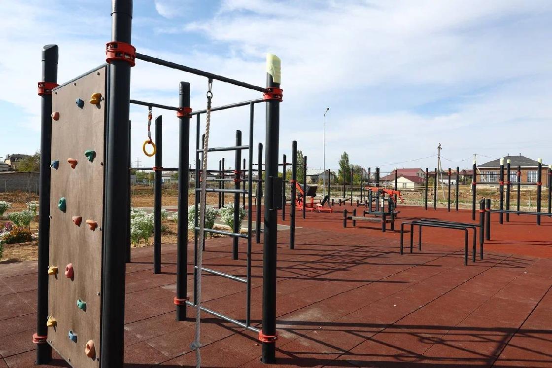 В селе под Астраханью появилась «умная» спортивная площадка